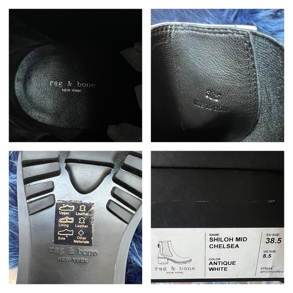 New! RAG & BONE Shiloh Mid Chelsea Boots - Picture 13 of 13